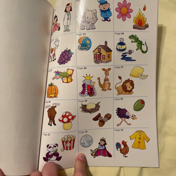Alphabet Stickers Book Ages 4-6 (Pre-K - K) 267 STICKERS! Sounds, Letters, Order - Picture 11 of 13